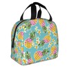 VOOHDDY Pretty Tropical Pineapple Fashion Insulated Lunch Bag For Women