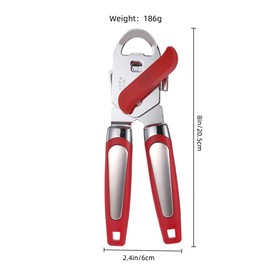 Takelablaze Can Opener Manual Stainless Steel Hand Can Openers and Bottle Openers With Magnetic Lid Remover Multifunctional Kitchen Tool Essentials Gadgets Tool