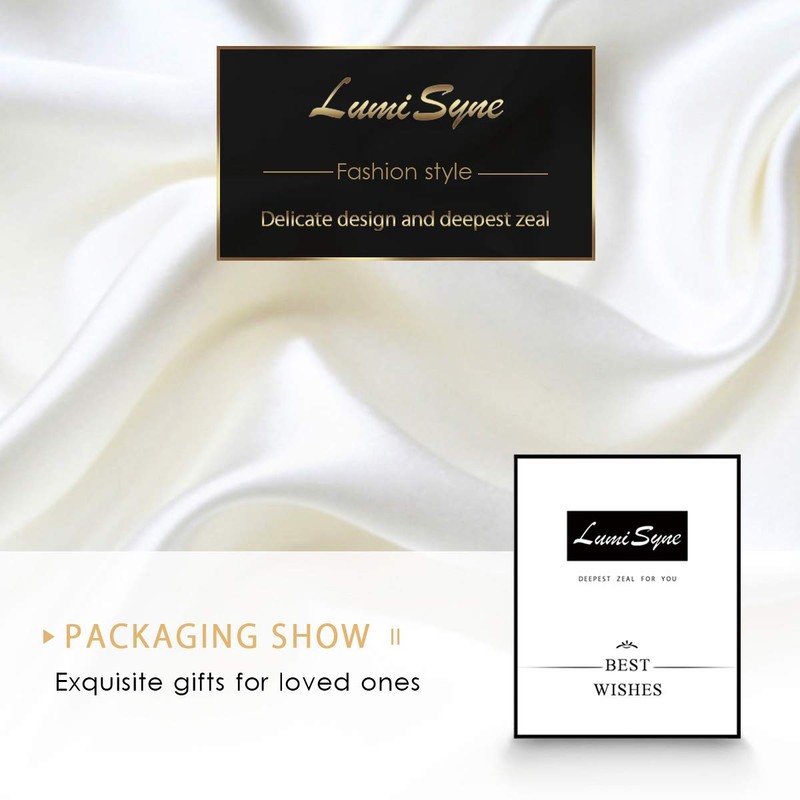 LumiSyne Silk Scarf Women's Warm Soft Silk Scarf Autumn Winter