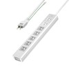 Sanwa Supply TAP-F37SH-2KS Anti-Shutter Tap (3P, 7 Socks, 6.6 ft