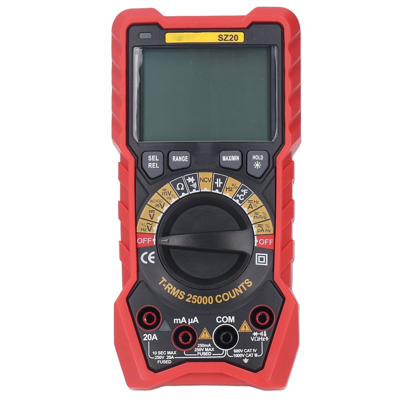 Digital Multimeter Kit 25000 Count Voltage Current Resistance Capacitance Frequency