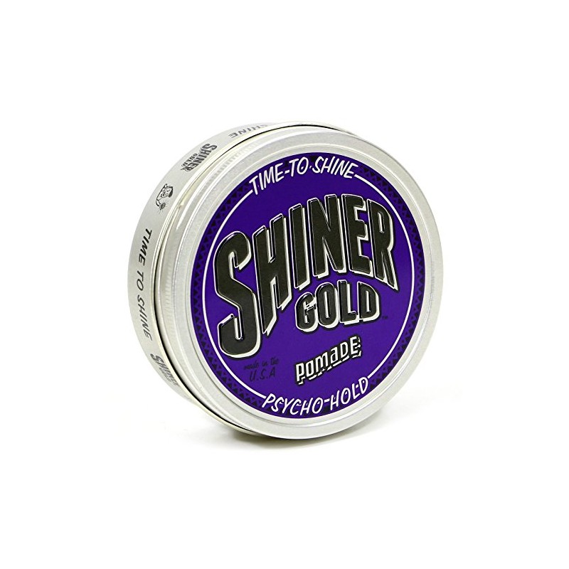 Shiner Gold Psycho Hold Pomade | Extreme Hold | High