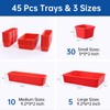 45 Pack Tool Box Organizer Tool Tray Dividers, Toolbox Drawer