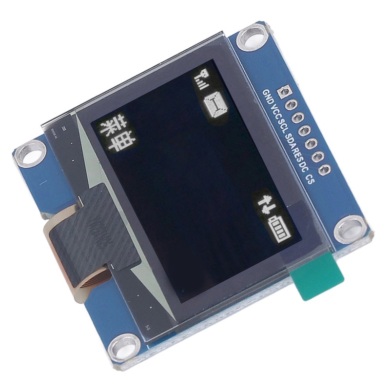 7Pin 1.54in IPS Display Module SPD0301 Drive IC 128X64 SPI