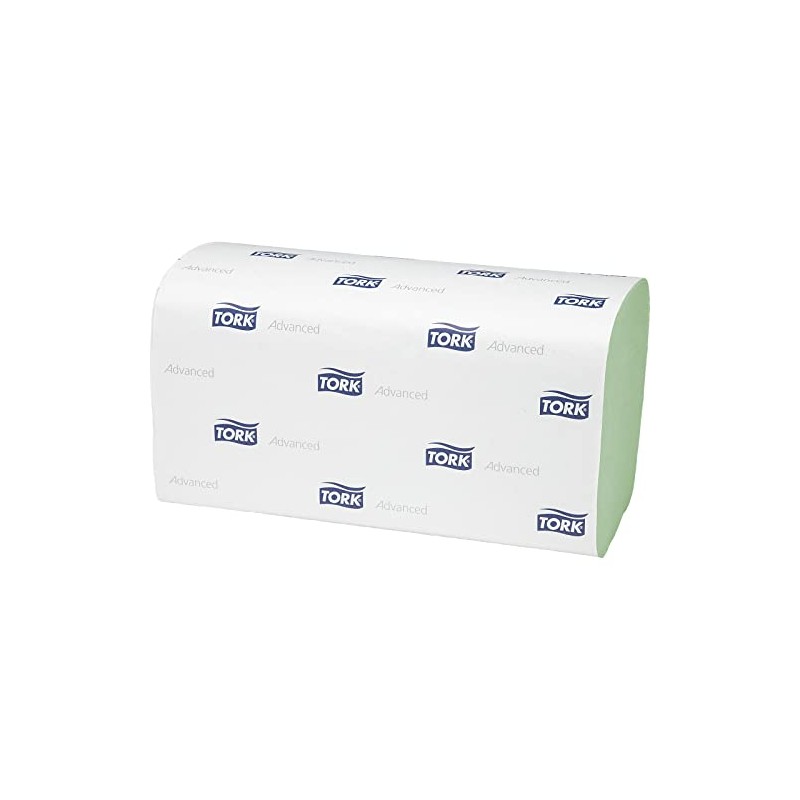 Tork 290179 Green Singlefold Advanced ZigZag Paper Hand Towels H3