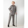 Women’s Easy Dressing Open Back Adaptive Half Zip Tracksuit Top