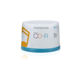 Memorex 40x Music CD-R Media (50-Pack Spindle)
