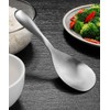 Serving Spoon, 304 Stainless Steel Spoon, Risotto Spoon, Large Smooth