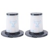 2PCS Robot Vacuum Filters Detachable Robot Vacuum Filters for Rowenta