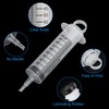 6 PCS 100ml Syringe Large Plastic Syringe Measuring Syringe with