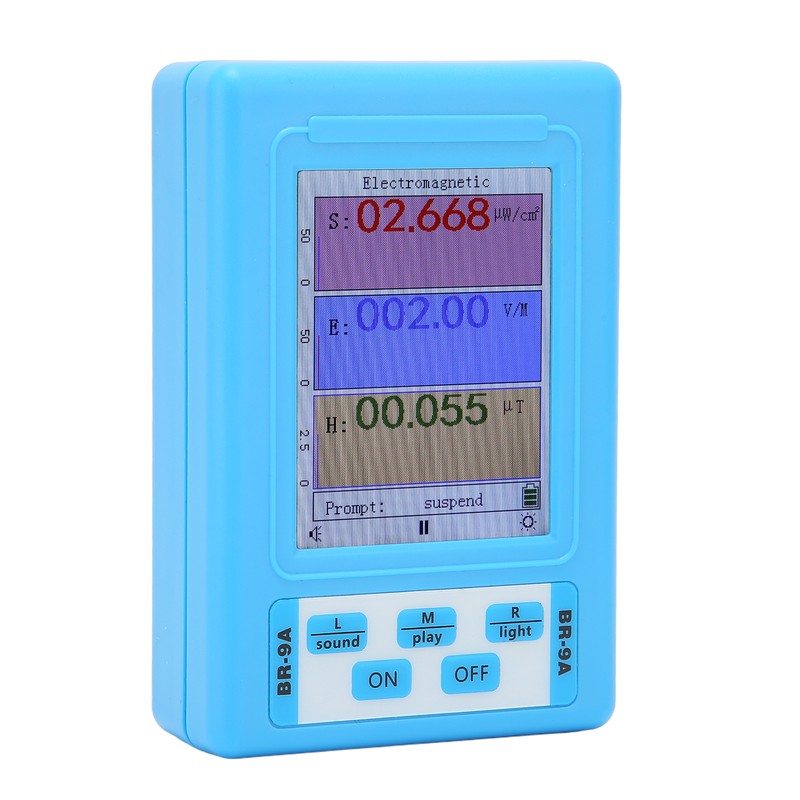 Electromagnetic Radiation ABS Detector Dual Purpose EMF Magnetic Field Tester