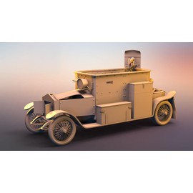 IDAPテクノロジー 1/72 ベルギー ミネルバ装甲車 レジンキット PD72013 (戦闘車両)