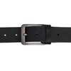 John Moses - Mens Leather Belt with Scratch Resistant Buckle