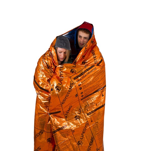 Lifesystems Heat Shield Notfall-Wärmedecke zum Wandern, Bergsteigen und Überleben im