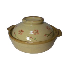 土鍋 一人用 梅散らし ひとり用 よせ鍋 土鍋 17cm ガス火用 30050
