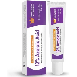 Suero Facial Con Ácido Azelaico 12% Niacinamida Y Vitamina C Todo Tipo De Piel Día/noche