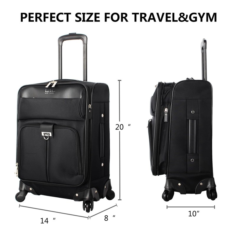 Nicole Miller Carry on Luggage Collection - Designer Lightweight Softside