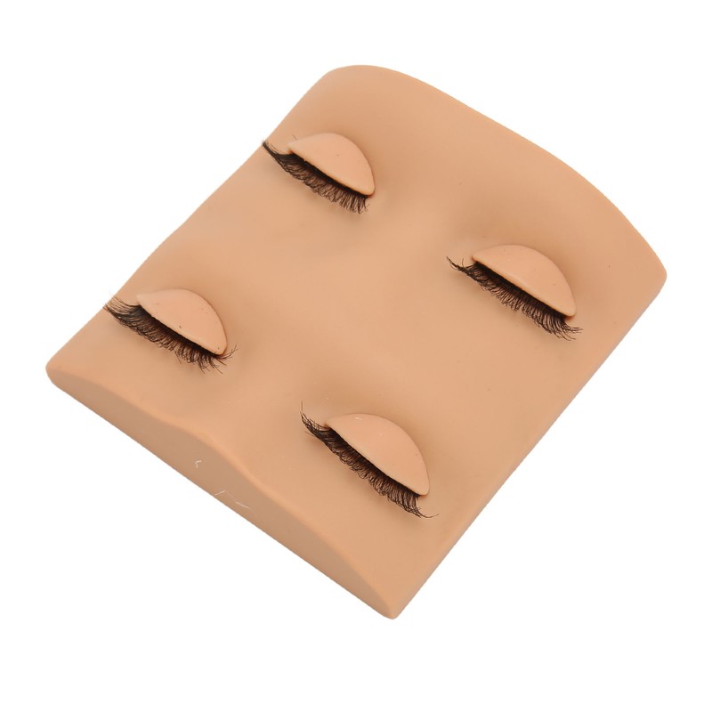 Lash Mannequin Head 2 Pairs Removable Replacement Eyes 3D Simulation