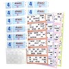 Bingosupermarket 600 Books 4 Page Game, Strips Of 6 To