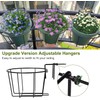 TQVAI 10 Inch Railing Planter - Fit for 1.5 to