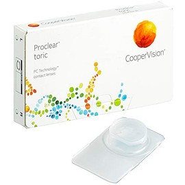 Proclear Toric, torische Monatslinsen weich, 6 Stück / BC 8.8 mm / DIA 14.4 / CYL -1,75 / Achse 090 / +03,50 Dioptrien
