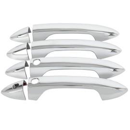 Ineedup Exterior Door Handle Covers 2019-2023 for Honda Passport,2016-2023 for Honda Pilot,2017-2023 for Honda Ridgeline Chrome 4 Outer Outside Replacement Door Handle Covers