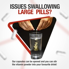 Vitamin B2 Riboflavin 250 mg Capsules - 70 pcs (2+ Month Supply) of Rapidly Disintegrating Capsules, Each with 250mg of Premium Quality & Pure Riboflavin Powder, by TUDIMO