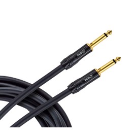 Ortega Guitars Tour Series Cable OTCIS-20 Instrument Cable Length 6 m Straight and Straight Plastic Sheath Black