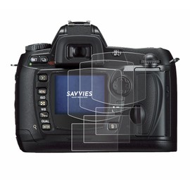 Savvies Screen Protectors for Nikon D70 Ultra Transparent Pack of 6
