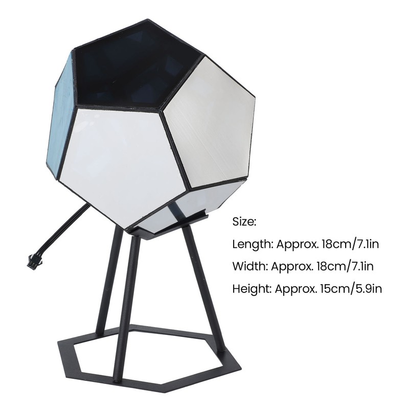 LED Dodecahedron Light USB Powered Music Sync Color Changing Colorful