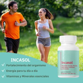 Inca (6 Frascos) Suplemento Con Ajo, Té Verde Y Espirulina