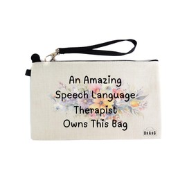 Gifts or Presents for Speech Language Therapists, an Amazing Speech Language Therapist Owns This Bag, Cosmetic Bags, Pencil Case - cb1286