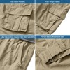 linlon Men's Outdoor Casual Quick Drying Lightweight Hiking Cargo Pants
