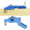 11Pcs Drill Hole Guide Jig Aluminium Alloy Dowel Drilling Locator