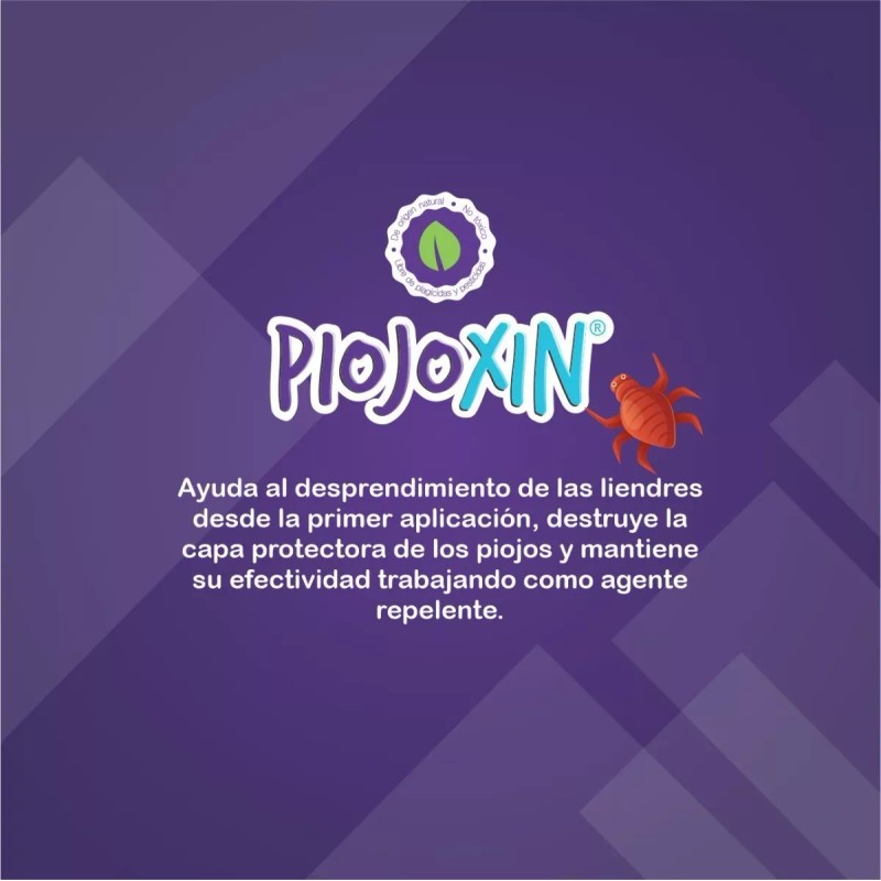 Declat.90 Kit Antipiojos Piojoxin 2 Shampoo 2 Solucion 2 Gel