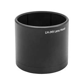 vhbw Lens Hood Compatible with Olympus M.Zuiko Digital ED 60mm F2.8 Macro 46mm Lens Black, Plastic, Round, 6.1 cm