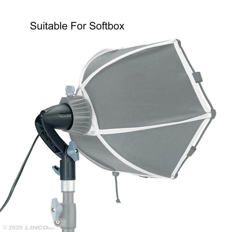 LINCO Lincostore 2 Pcs Photography Studio AC Fire-Resistant Socket Light