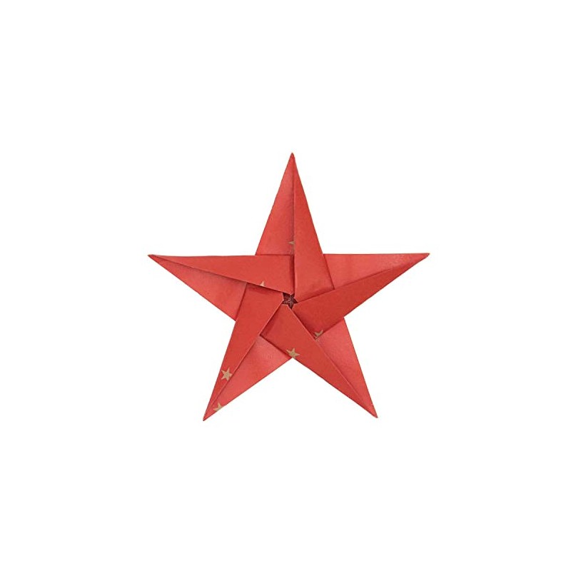 Folding Paper Gold Stars 15 x 15 cm 32 Sheets