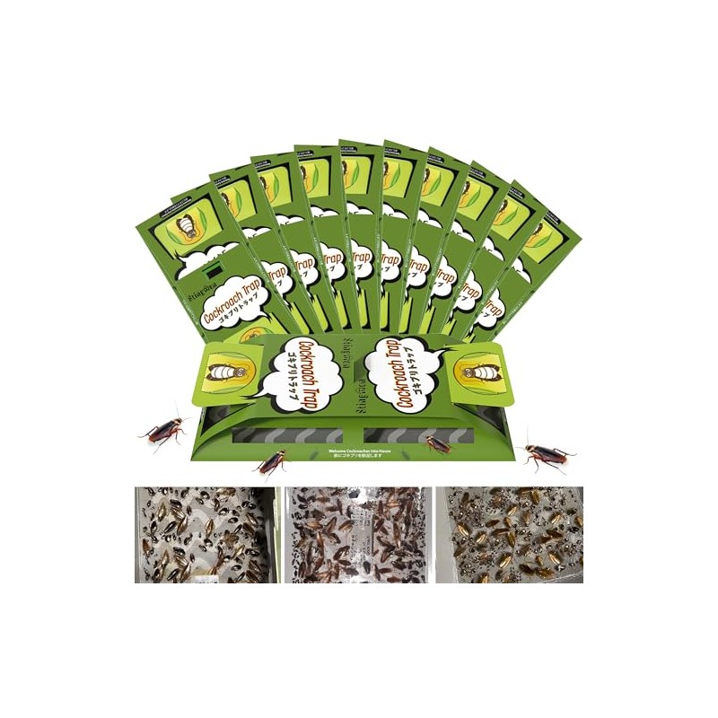 2024 Upgrade 18 Pack Cockroach Trap Indoor Infestation, Roach Killer