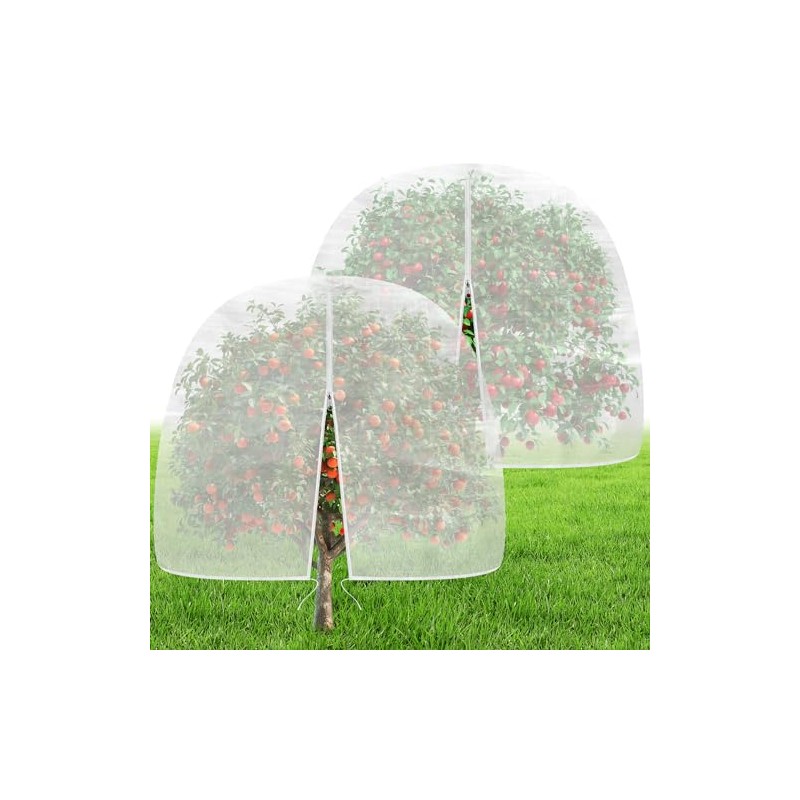 OZMI Bird Netting for Garden, 72''×72'' Blueberry Bush Netting Cover