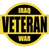 IRAQ WAR VETERAN HELMET STICKER TOOLBOX STICKER LUNCH BOX