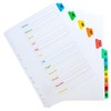 5 Pack | A4 Jan-Dec Monthly Subject File Dividers 12