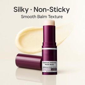 Euralissea Calcium Volume Multi Balm 2 Pack – Wrinkle Care Stick with Collagen Extract, Hydrating & Firming Multi Balm for Eyes, Neck, Smile Lines – Portable Anti-Aging Moisturizing Stick