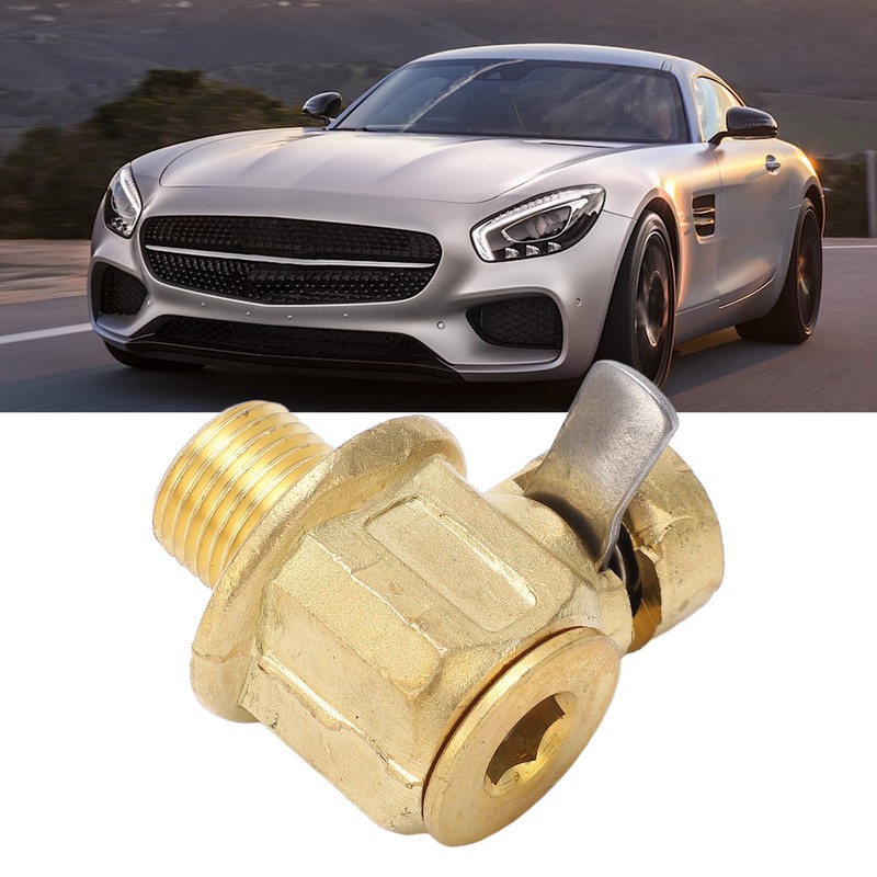 Quick Engine Oil Drain Valve M14‑1.25 Brass Stainless Steel with