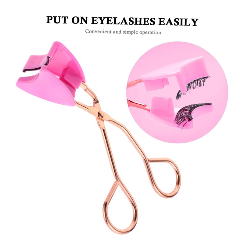 Minkissy 2pcs Magnetic Eyelash Curler Kit Professional Eyelash Clamp for