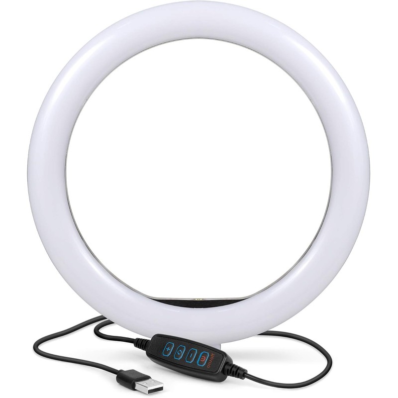 IK Multimedia Anillo de luz de 10 pulgadas, Amarillo cálido,