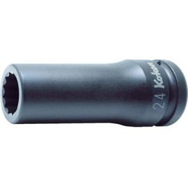 Koken 16305M-24 3/4 (19 mm) SQ. Impact 12 Square Deep Socket, 0.9 inches (24 mm)