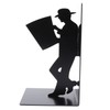 Wrought Iron Figure Book Stand Readers Book Stand Bookshelf Ornaments