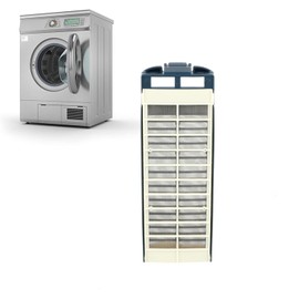 AYNEFY Washing Machine Replacement Filter Mesh,2 Pcs Washing Machine Filter Trap Laundry Machine Filter Box Drain Filter Systems for Washing Machine XQB52-28DS XQB45-L61