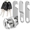 Litensh Letterbox Lock with 4 Keys, Post Box Lock Drawer